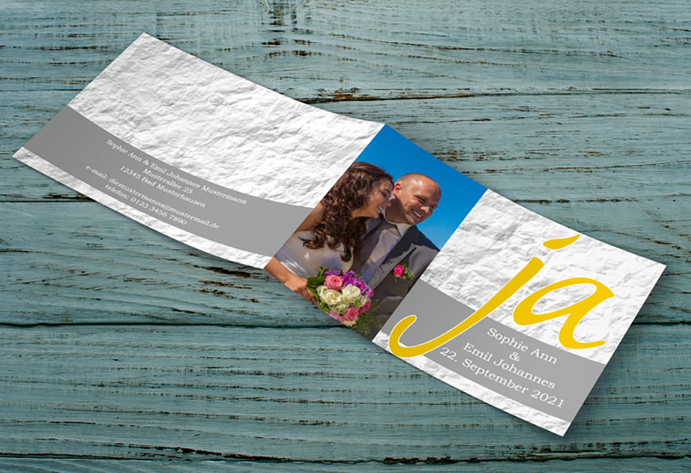 Hochzeits-, Jugendweihe-, Konfirmations-Karten und Fotobuchdesign made by photo 4 life